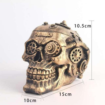 Creepy Halloween Skull Figurine Decoration