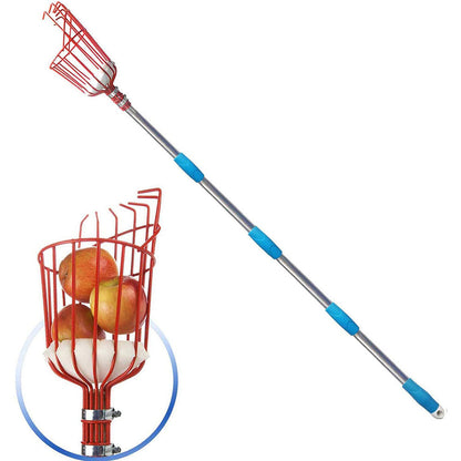 Long Handled Garden Fruit Picker - Luxicro