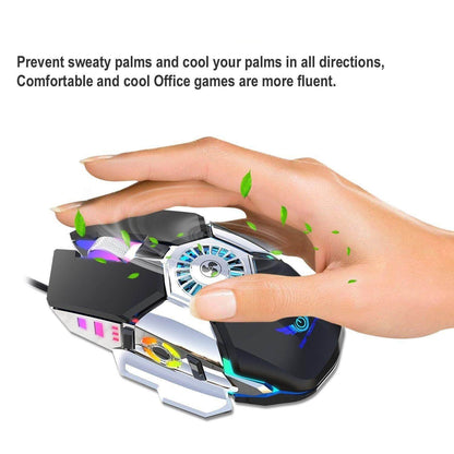 Compact USB Mini Gaming Mouse Cooler - Luxicro