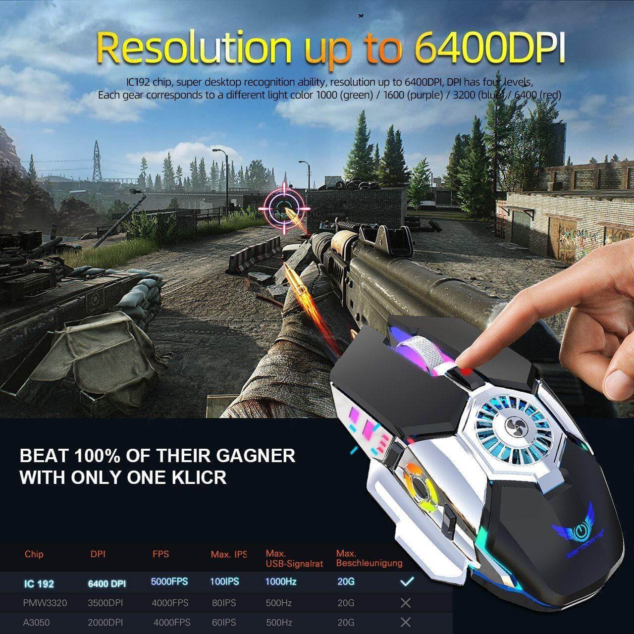 Compact USB Cooling Desk Fan Mouse Pad