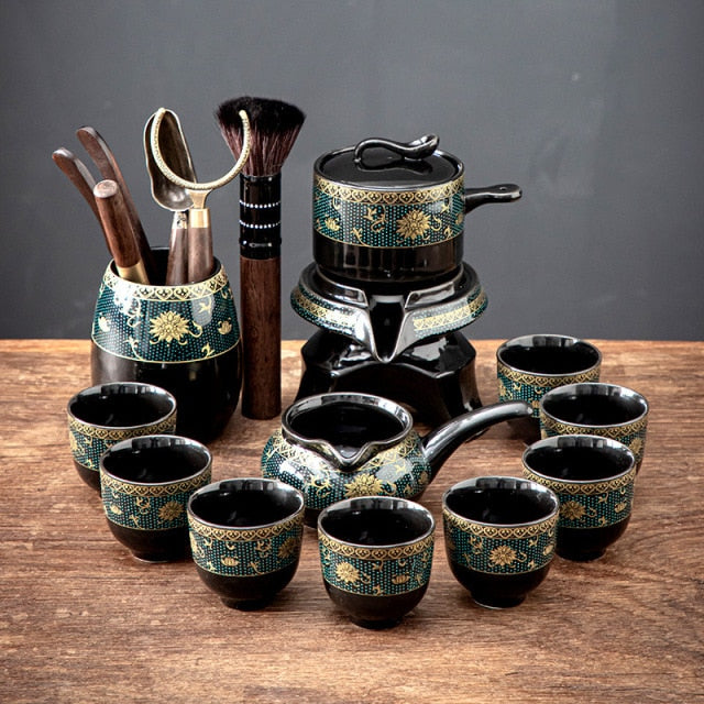 Vintage Chinese Ceramic Tea Set
