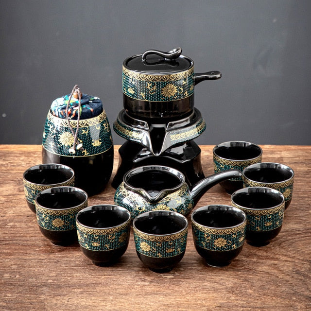 Vintage Chinese Ceramic Tea Set