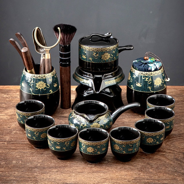 Vintage Chinese Ceramic Tea Set - Luxicro