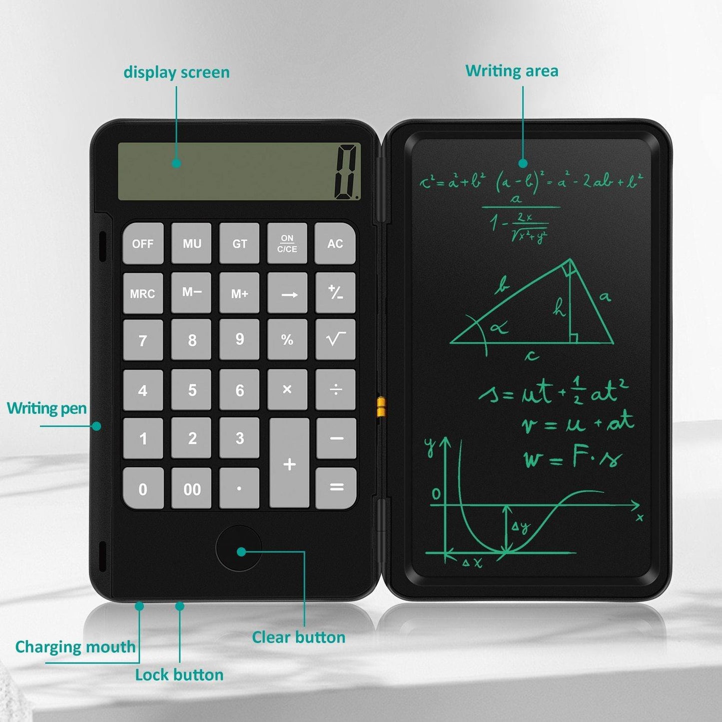 Compact Digital Pocket Calculator - Luxicro