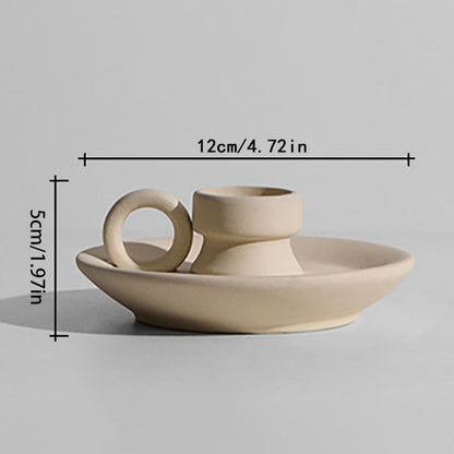 Delicate Flower Pattern Ceramic Decor Vase