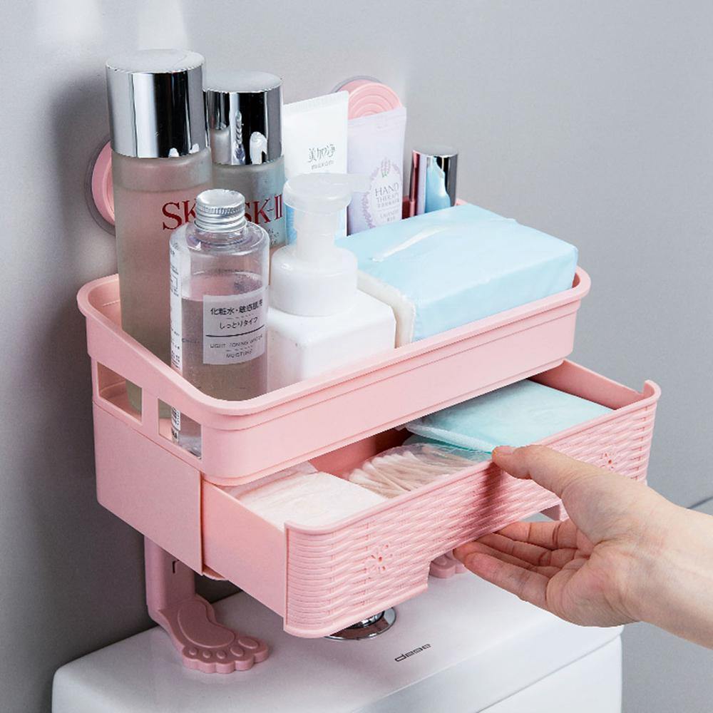 Compact 3-Level Bathroom Storage Rack - Luxicro