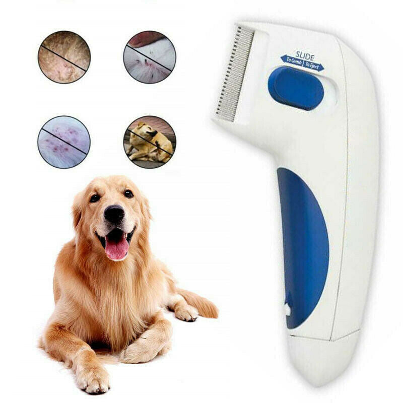 Flea Removal Electric Pet Comb Brush - Luxicro