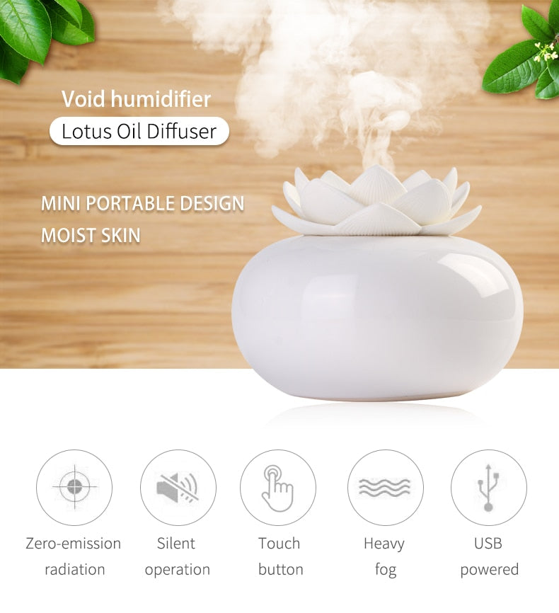 Soothing Cool Mist Aroma Essential Oil Diffuser