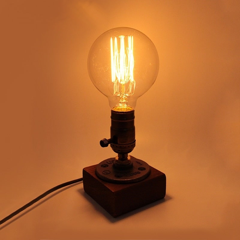 Vintage Industrial Adjustable Table Lamp - Luxicro