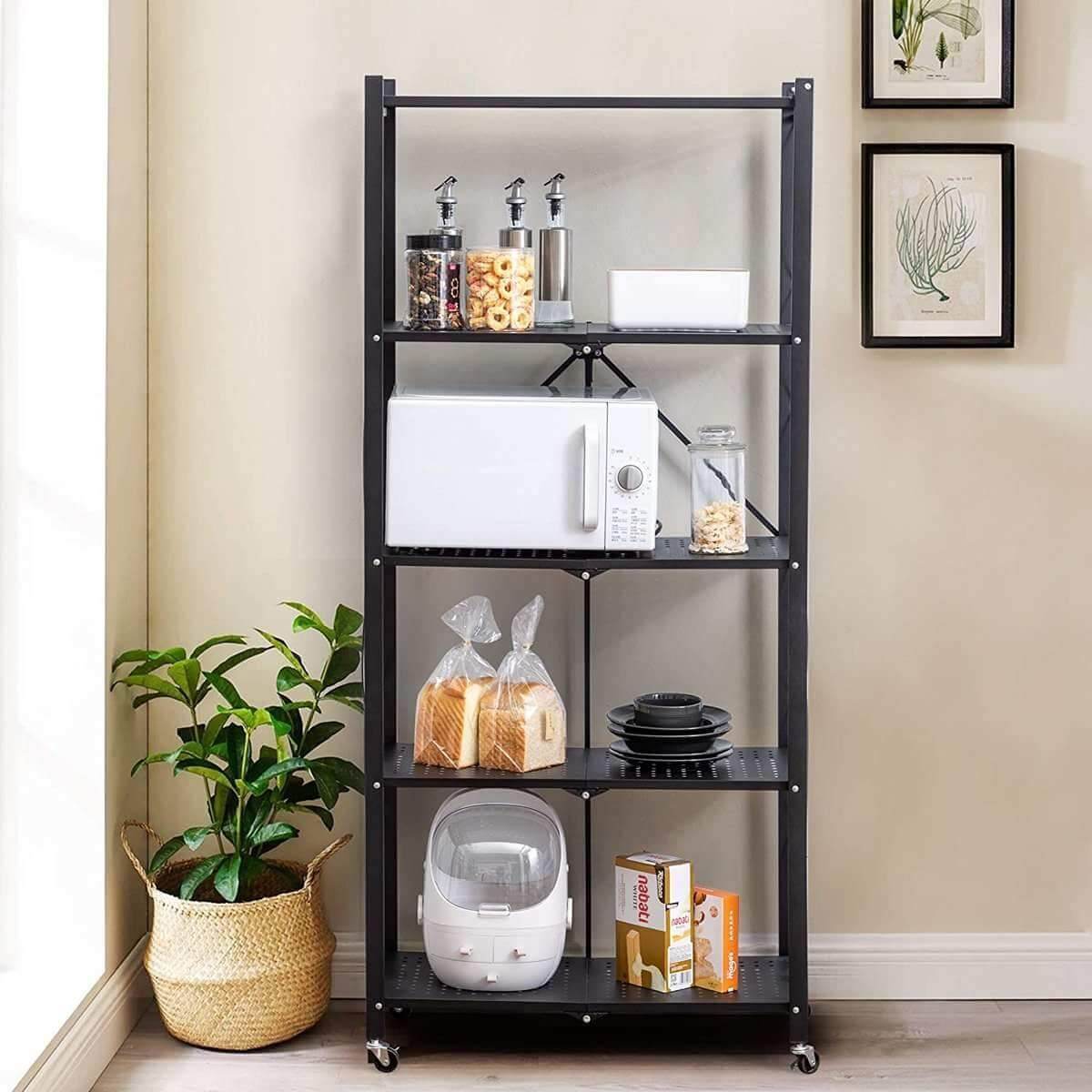 Foldable Storage Shelf Unit Organizer - Luxicro