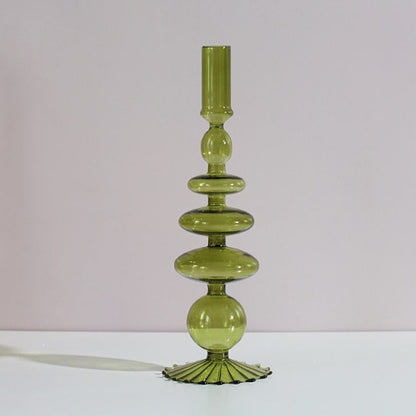 Simple Mercury Glass Tea Light Holder