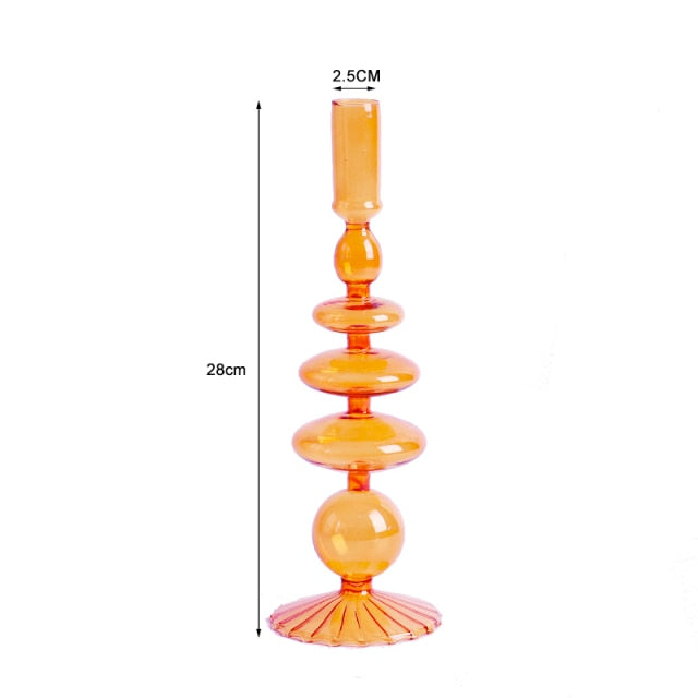 Simple Mercury Glass Tea Light Holder