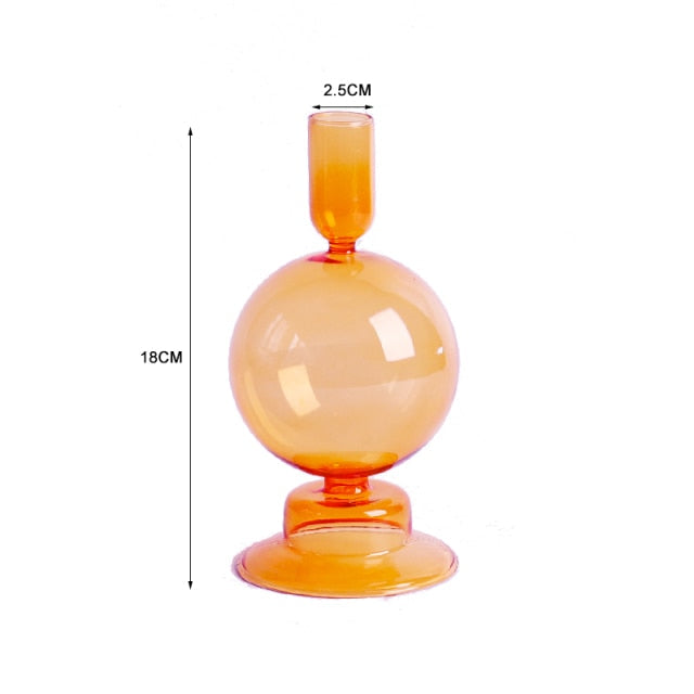Simple Mercury Glass Tea Light Holder