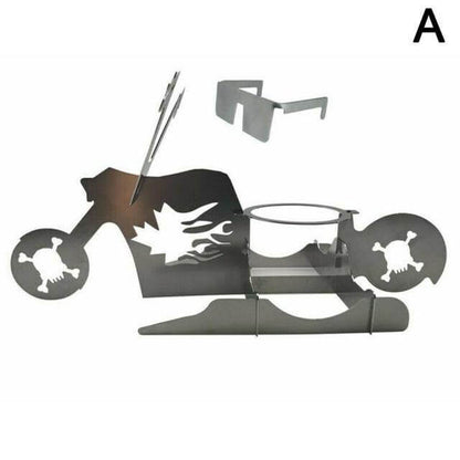 Compact Outdoor Chicken Grill Rack Stand