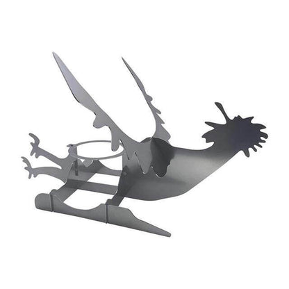 Compact Outdoor Chicken Grill Rack Stand