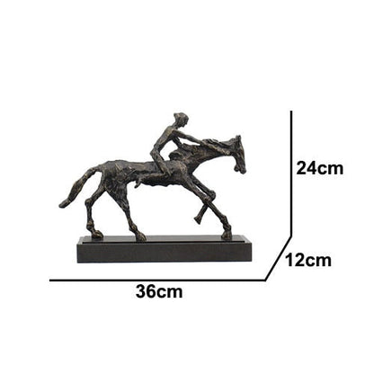 Contemporary Elegant Horse Figurine Decoration