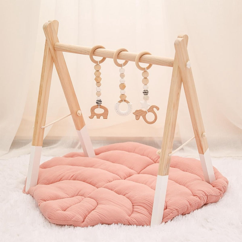 Organic Wood Design Infant Play Mat - Luxicro