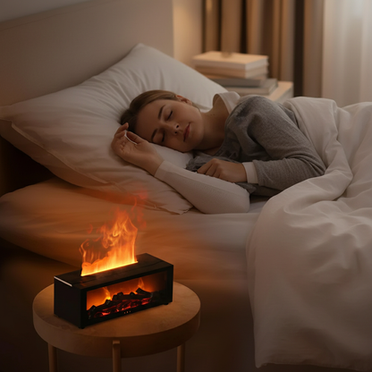 Compact Air Purifier and Humidifier with LED Light