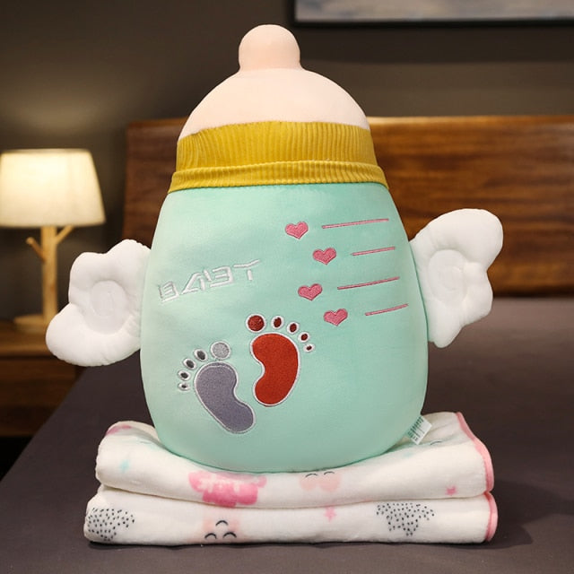 Colorful Plush Throw Blanket Pillow