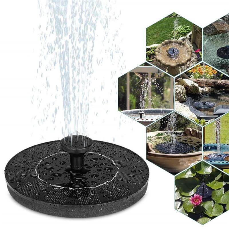 Garden Solar Powered Water Fountain - Luxicro
