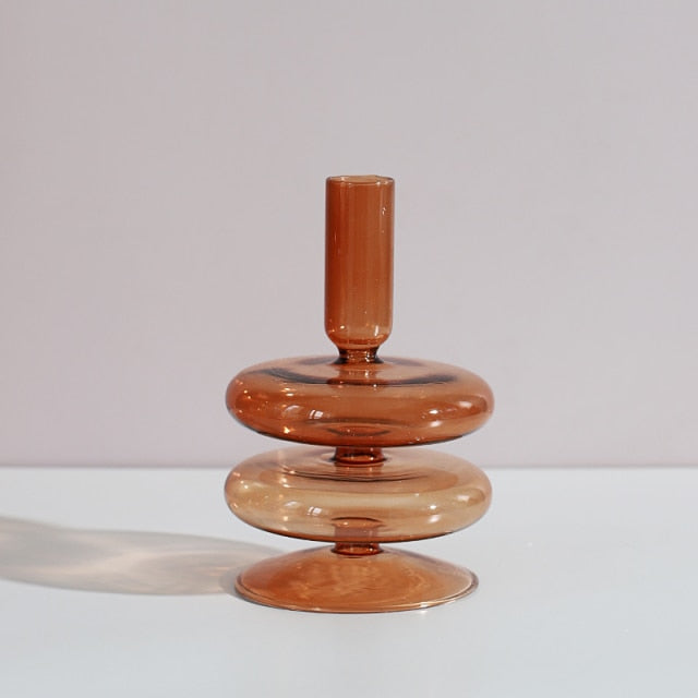 Simple Mercury Glass Tea Light Holder