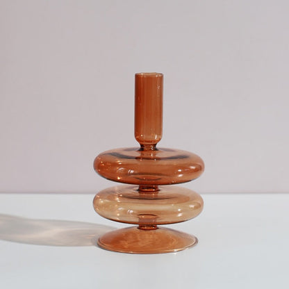 Simple Mercury Glass Tea Light Holder