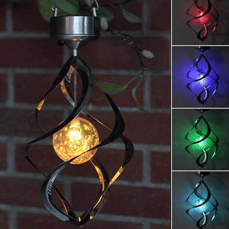 Vibrant Garden Solar Powered Wind Chime Lights - Luxicro