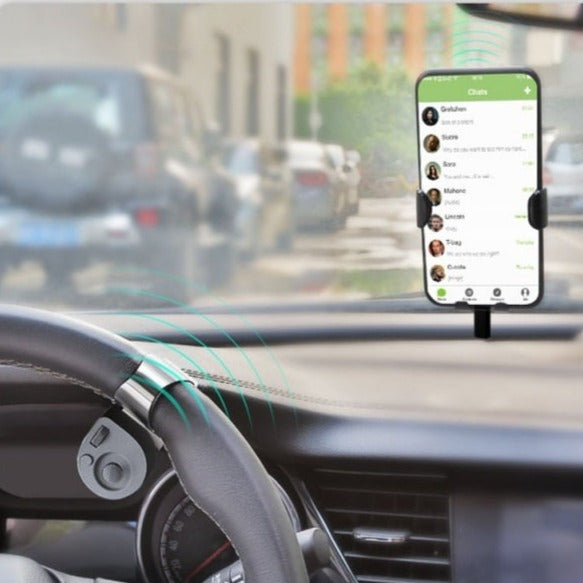 Universal Car Phone Steering Wheel Holder - Luxicro