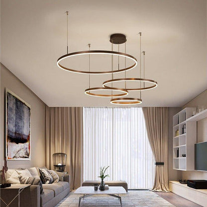 Luxury Circular Crystal Ceiling Light
