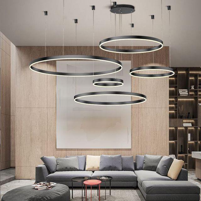 Luxury Circular Crystal Ceiling Light