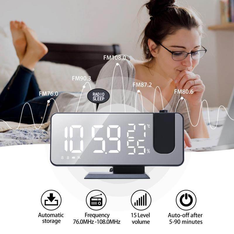 Big Screen Digital Alarm Clock - Luxicro