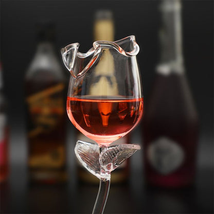 Elegant Pink Wine Glass - Luxicro