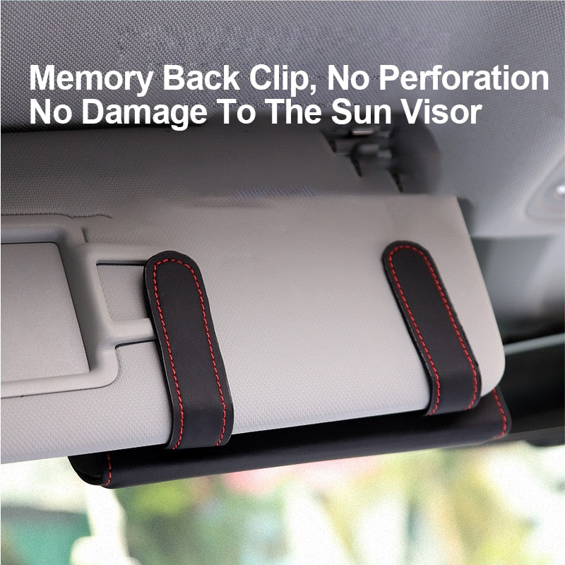 Premium Car Windshield Sunglasses Holder Box
