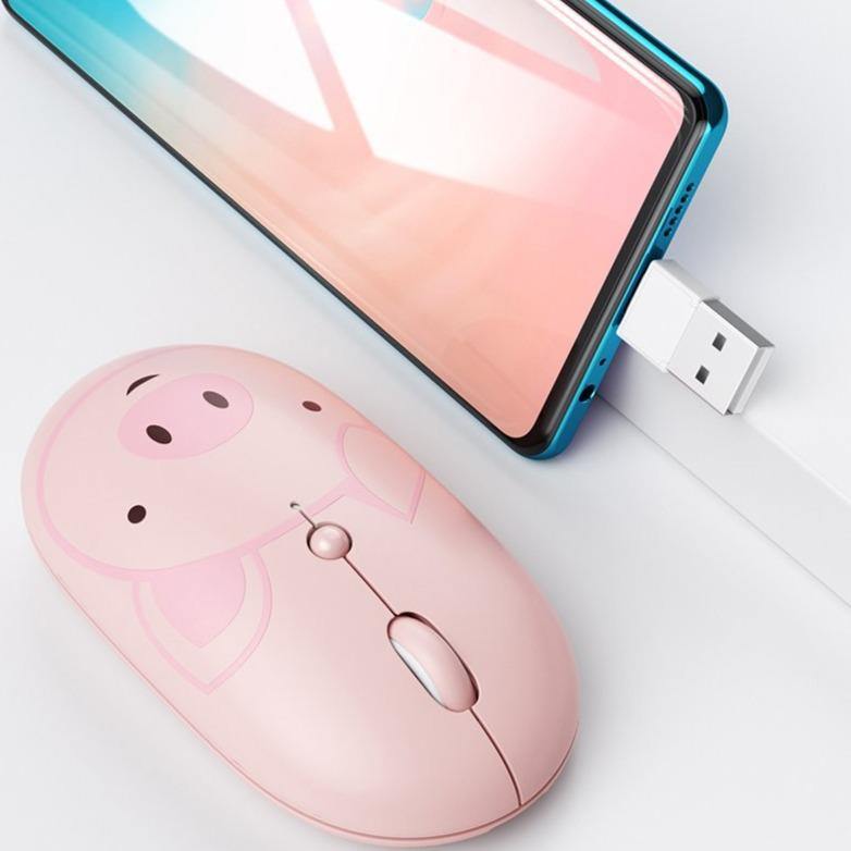 Small Rechargeable USB-C Wireless Mouse - Luxicro