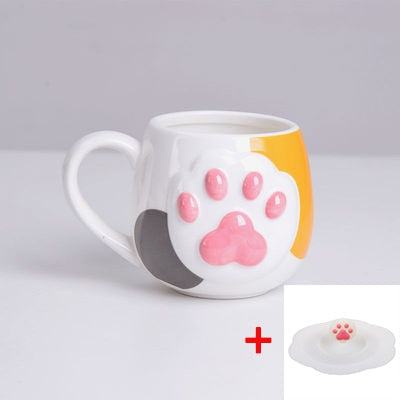 Cute Cat Pattern Ceramic Mug