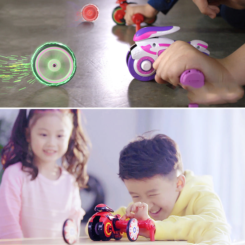 Fast Wheel Power Bicycle Toy Launcher - Luxicro