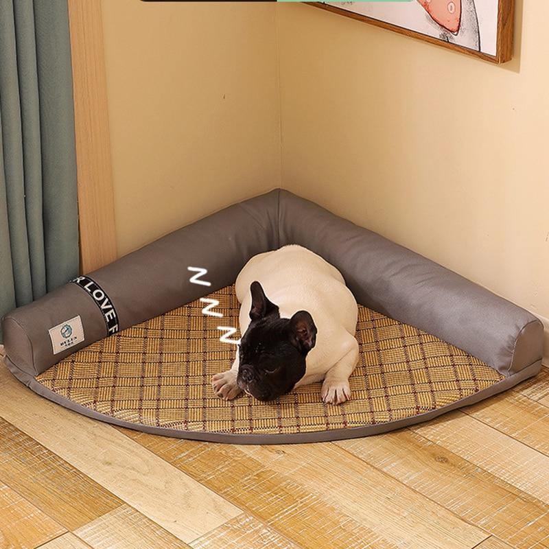 Cozy Easy Clean Dog Corner Bed - Luxicro