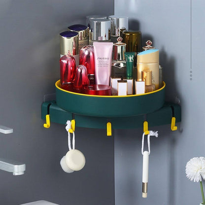 Compact Corner Kitchen Storage Shelf Unit - Luxicro