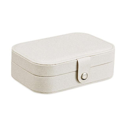 Premium Leather Travel Jewelry Storage Box