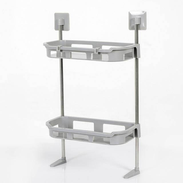 Compact Bathroom Wall Storage Rack Shelf
