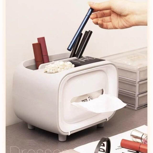 Convenient Phone Holder with Tissue Box