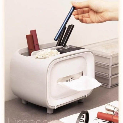 Convenient Phone Holder with Tissue Box