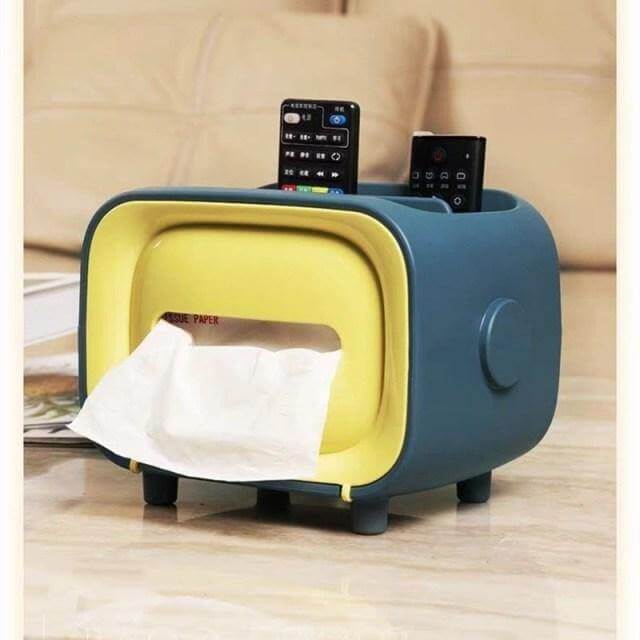 Convenient Phone Holder with Tissue Box