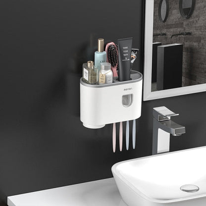 Convenient Toothpaste Holder Bathroom Storage Rack