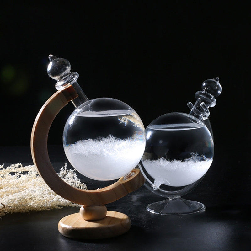 Traditional Glass Home Weather Center - Luxicro