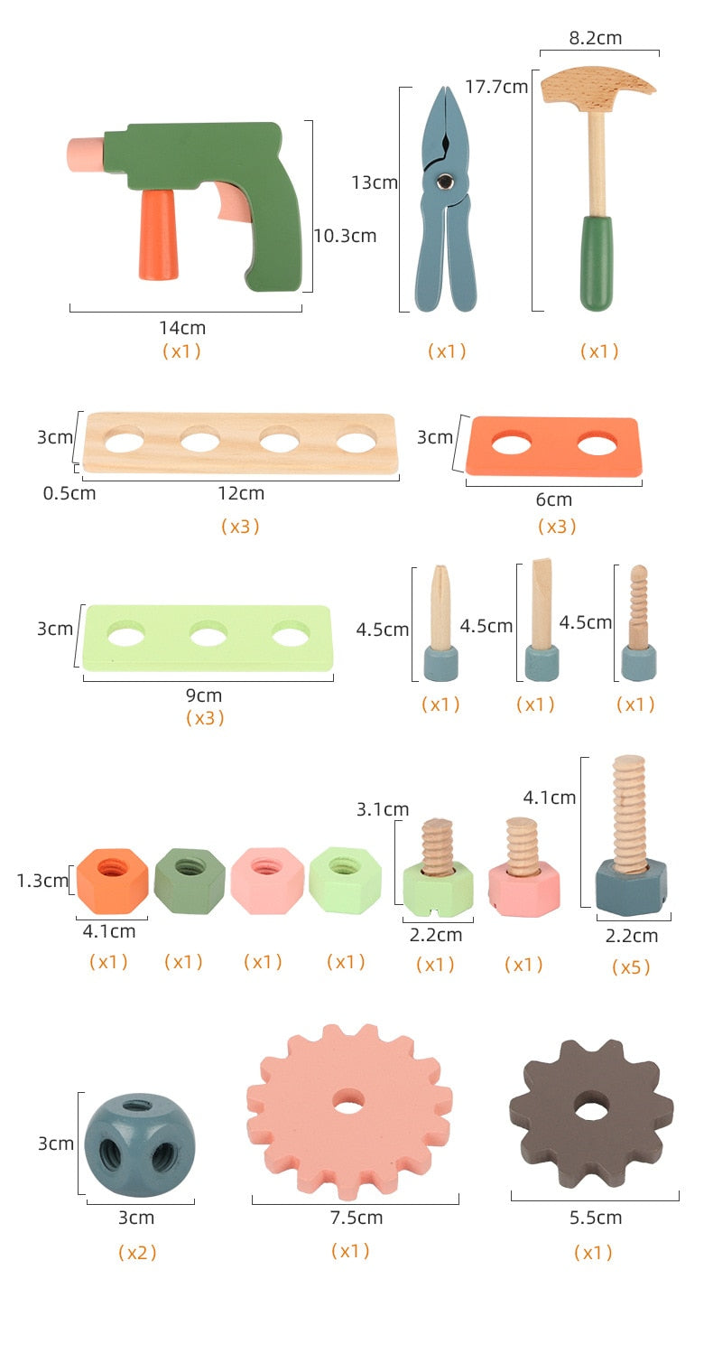 Beginner Woodworking Tool Box Set