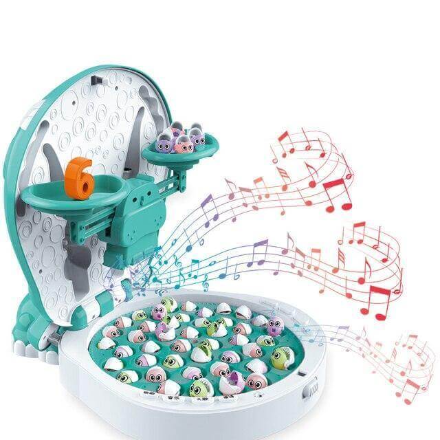 Interactive Childrens Fishing Game Educational Toy