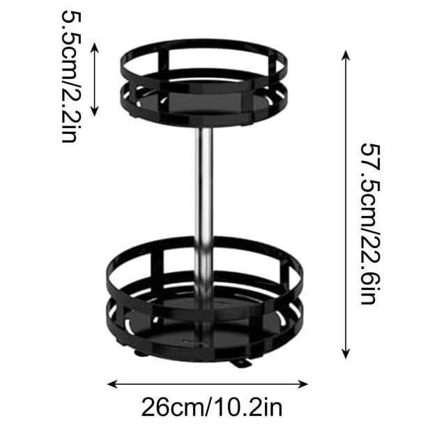 Rotating Kitchen Spice Storage Shelf
