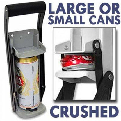 Simple Heavy Duty Can Crusher Device