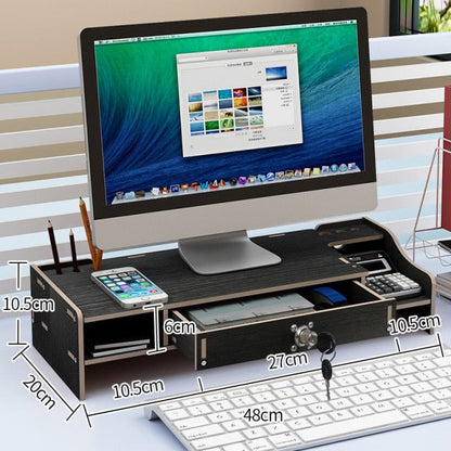 Adjustable Wooden Desktop Monitor Holder